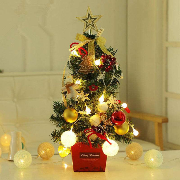 🎄 Golden Red™ Luxury Christmas Tree Set