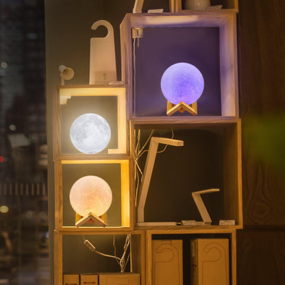 Enchanting 3D Moon Lamp for Kids