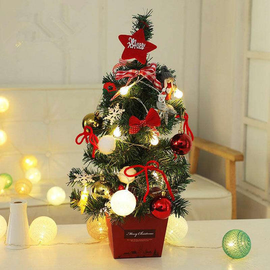 🎄 Golden Red™ Luxury Christmas Tree Set